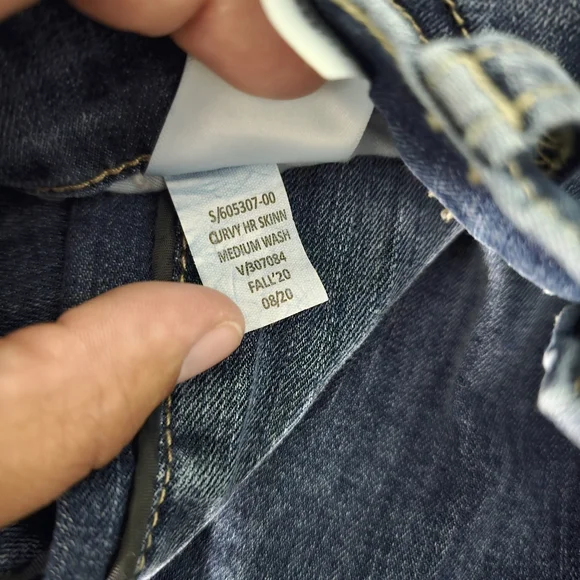 Banana Republic Curvy High Rise Skinny Medium Wash Size 28 /‎ 6 - Picture 8 of 8